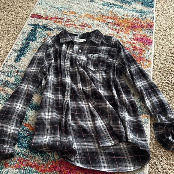 Abercrombie and fitch kids flannel size 15/16. - Picture 1 of 2